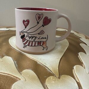 Valentine’s Day Puppy Love Ceramic Dachshund Mug